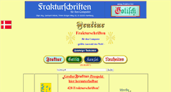 Desktop Screenshot of fraktur.biz