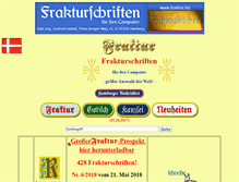 Tablet Screenshot of fraktur.biz
